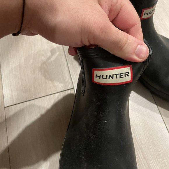 Hunter Boots - Black Male - 9.5 - Picture 3 of 4